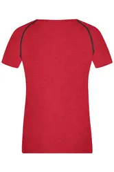 Ženska sportska majica JN495 red-melange/titan XS-3