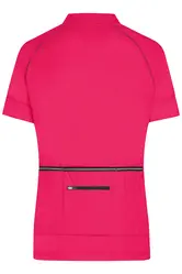 Ženska biciklistička majica JN513 bright-pink/titan S-3