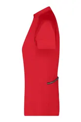 Ženska biciklistička majica JN513 tomato/black S-1