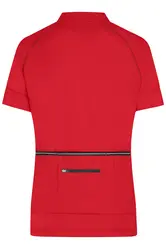 Ženska biciklistička majica JN513 tomato/black S-3
