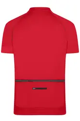 Muška biciklistička majica JN514 tomato/black S-3