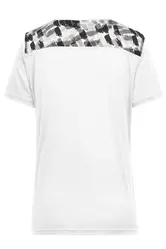 Ženska sportska majica JN523 white/black-printed XS-7