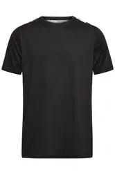 Muška sportska majica JN524 black/black-printed S-0