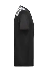 Muška sportska majica JN524 black/black-printed S-2