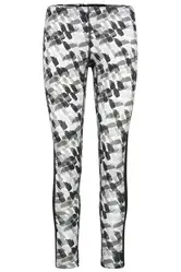 Ženske tajice za trčanje JN527 black-printed/black XS-4