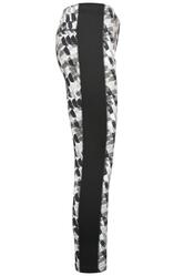 Ženske tajice za trčanje JN527 black-printed/black XS-2