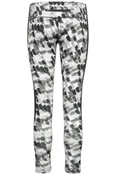 Ženske tajice za trčanje JN527 black-printed/black XS-7