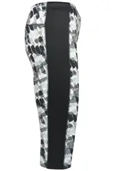 Ženske tajice JN529 black-printed/black XS-2