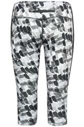 Ženske tajice JN529 black-printed/black XS-3