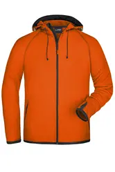 Muški flis JN571 dark-orange/carbon M-0