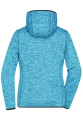 Ženski flis JN588 blue-melange/black S-7
