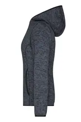 Ženski flis JN588 dark-melange/black S-5