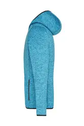 Muški flis JN589 blue-melange/black S-1