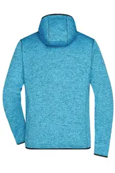 Muški flis JN589 blue-melange/black S-3