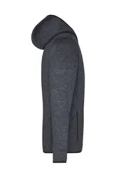 Muški flis JN589 dark-melange/black S-2