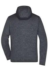 Muški flis JN589 dark-melange/black S-3