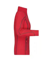 Ženski flis JN596 red/carbon S-2