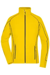 Ženski flis JN596 yellow/carbon M-0