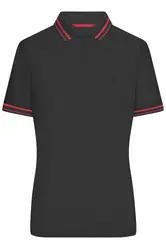Ženska polo majica JN701 black/red S-4