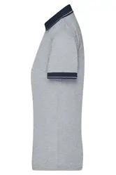 Ženska polo majica JN705 grey-heather/navy S-5