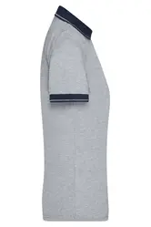 Ženska polo majica JN705 grey-heather/navy S-6