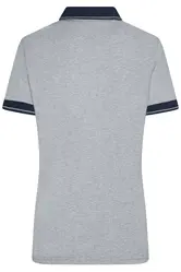 Ženska polo majica JN705 grey-heather/navy S-7