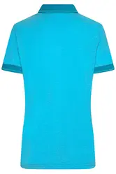Ženska polo majica JN705 turquoise-melange/turquoise S-7