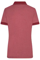 Ženska polo majica JN705 wine-melange/wine S-3