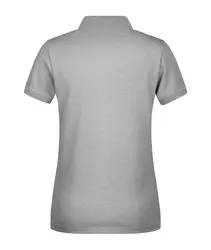 Ženska polo majica  JN725 grey-heather/red M-3
