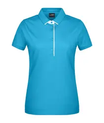 Ženska polo majica  JN725 turquoise/white S-0
