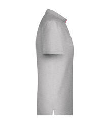 Ženska polo majica JN726 grey-heather/red M-2 Ženska polo majica JN726 grey-heather/red M-2