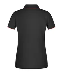 Ženska polo majica  JN727 black/red XS-3