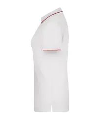 Ženska polo majica  JN727 white/red XS-1