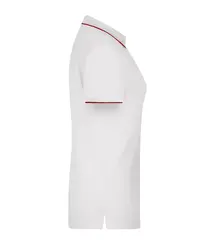 Ženska polo majica  JN727 white/red XS-3