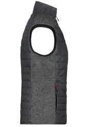Ženski prsluk JN739 grey-melange/anthracite-melange XS-2