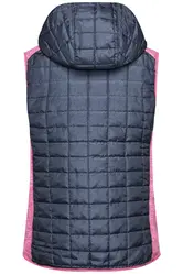 Ženski prsluk JN767 pink-melange/anthracite-melange S-7