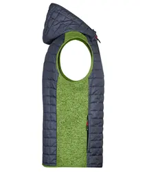 Muški prsluk JN768 kiwi-melange/anthracite-melange S-6