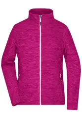 Ženski flis JN769 berry-melange/silver M-4