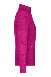 Ženski flis JN769 berry-melange/silver M-6