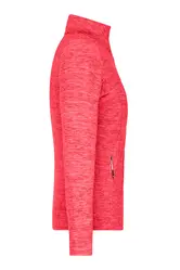 Ženski flis JN769 coral-melange/white S-2