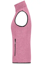Ženski prsluk JN773 pink-melange/off-white S-1