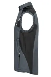 Radni softshell prsluk JN845 carbon/black XS-4 Radni softshell prsluk JN845 carbon/black XS-4
