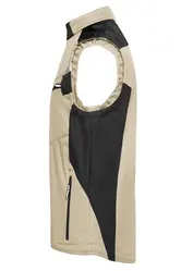 Radni softshell prsluk  JN845 stone/black XS-4