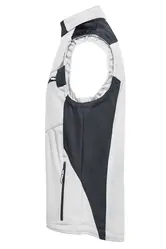Radni softshell prsluk JN845 white/carbon XS-4 Radni softshell prsluk JN845 white/carbon XS-4