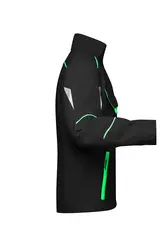 Radna jakna JN849 black/lime-green XS-6
