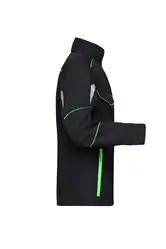 Radna softshell jakna JN851 black/lime-green XS-5 Radna softshell jakna JN851 black/lime-green XS-5