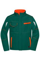 Radna softshell jakna JN851 dark-green/orange XS-0