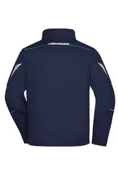 Radna softshell jakna JN851 navy/turquoise XS-6 Radna softshell jakna JN851 navy/turquoise XS-6