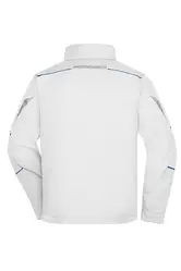 Radna softshell jakna JN851 white/royal XS-6
