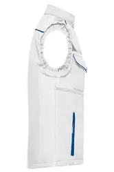 Radni softshell prsluk JN852 white/royal XS-2
